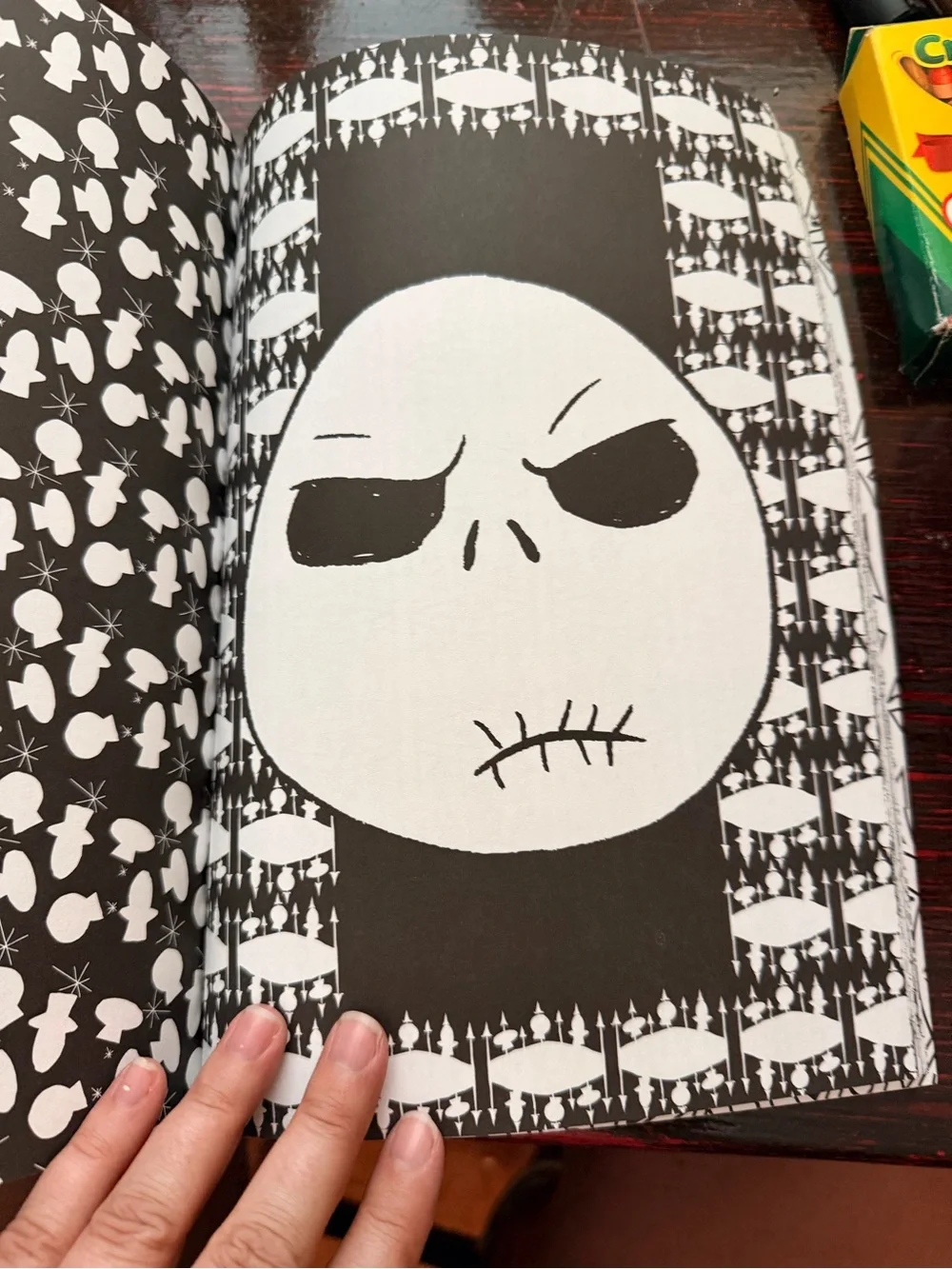 NWT. Tim Burton’s Nightmare before Christmas coloring book, 100 images